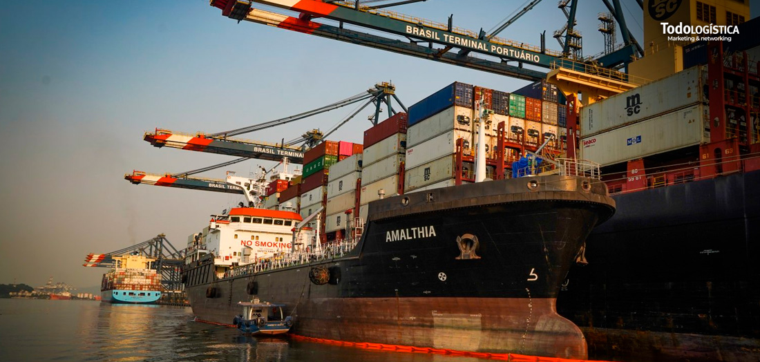 Santos marca récord en movimiento de contenedores en febrero ...
