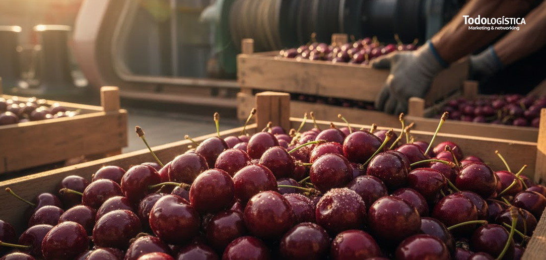 TPS mueve 325.000 toneladas de cerezas en temporada 2025-2026 ...